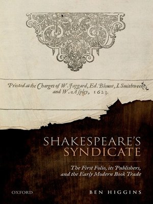 cover image of Shakespeare's Syndicate